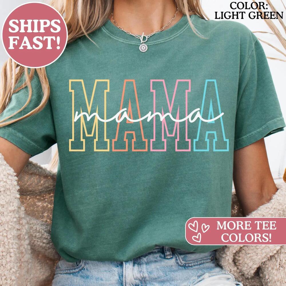 Mama Shirt For Mothers Day Gift From Daughter, Mama Tshirt